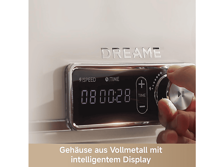 DREAME BioKnead™ MX60 Küchenmaschine Cremeweiß (Rührschüsselkapazität: 6 l, 800 Watt)