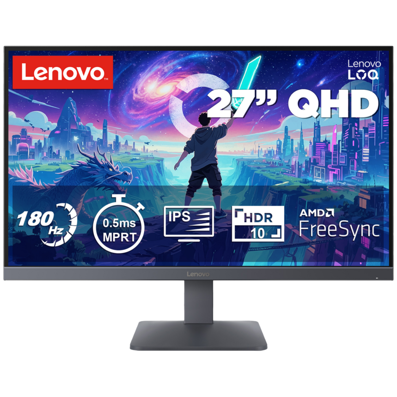 Lenovo LOQ 27Q-10 27-inch QHD Gaming Monitor