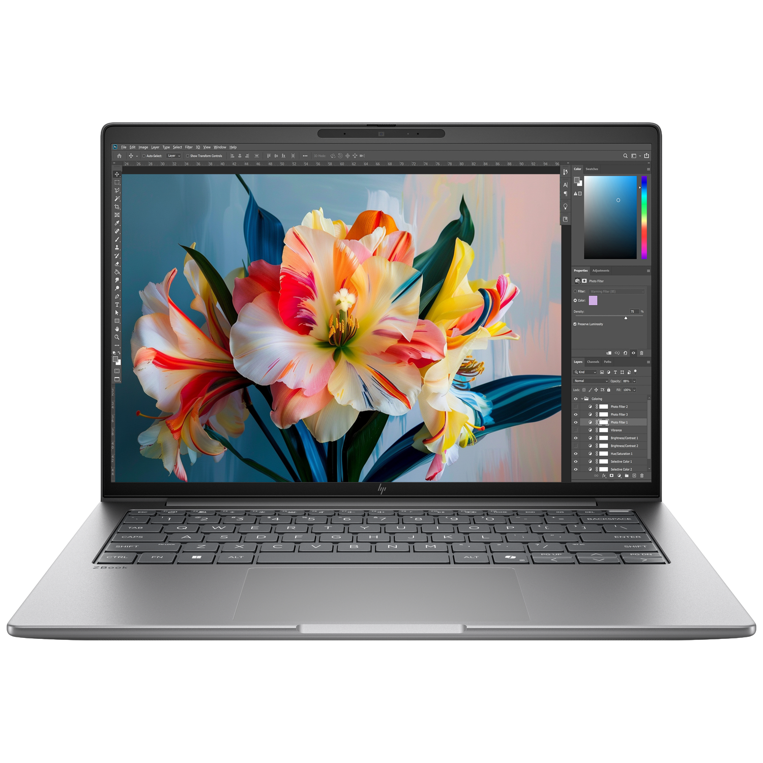 HP ZBook 8 G2i 16 Copilot+ PC - 16 inch - Intel Core Ultra 7 356H - 32 GB - 1 TB - NVIDIA RTX PRO 500 Blackwell - Windows 11 Pro