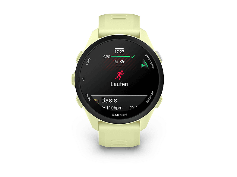 GARMIN Forerunner 70 Smartwatch Silikon, 20 mm, Zitrone