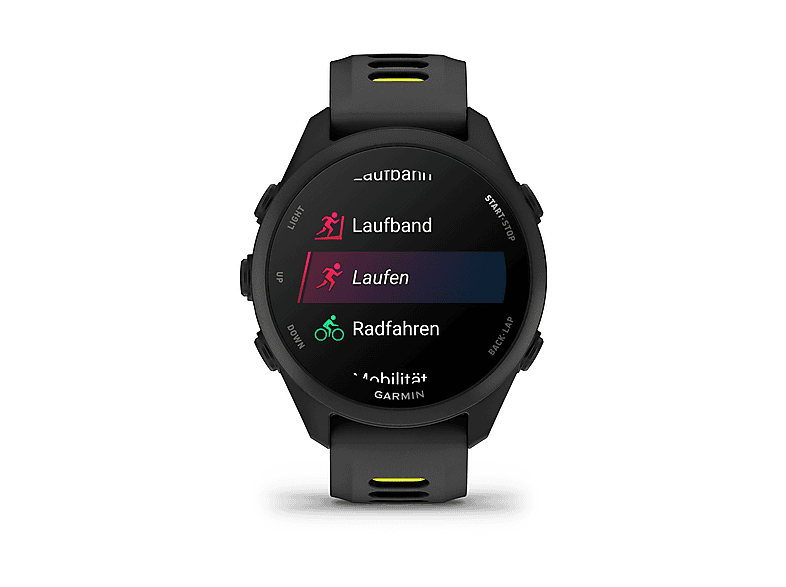 GARMIN Forerunner 170 Smartwatch Silikon, 20 mm, Schwarz