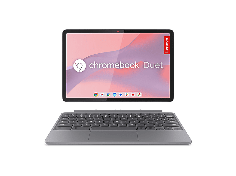 LENOVO Chromebook Duet NOTEBOOK, 10,95 ", processore MediaTek Kompanio 838, ARM Mali-G57, RAM 8 GB, 128 GB eMMC, Grey, Google Chrome OS