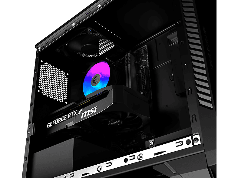 MSI MAG Infinite S3 (14NVM5-3404DE) Gaming PC, Intel Core i5 Prozessor 14400F, 16 GB RAM, 1 TB SSD, GeForce RTX™ 5060 Ti, Windows 11 Home, Schwarz — Foto 2 von 4