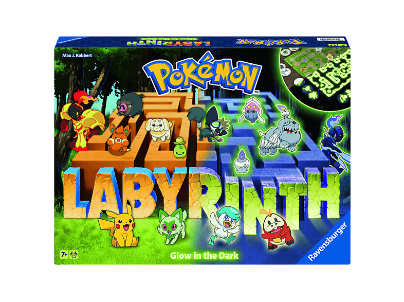 Ravensburger Pokémon Labyrinth Glow In The Dark Bordspel