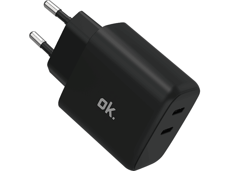 ok. OK-WC4501 Ladegerät, USB-C, 45W, Schwarz