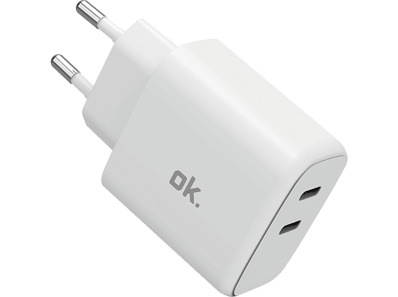 ok. OK-WC6502 Ladegerät, USB-C, 65W, Weiß