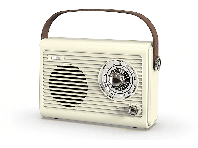 Silva-Schneider Mono 1966 BT Retro-Radio mit Bluetooth, Beige — Foto 2 von 5