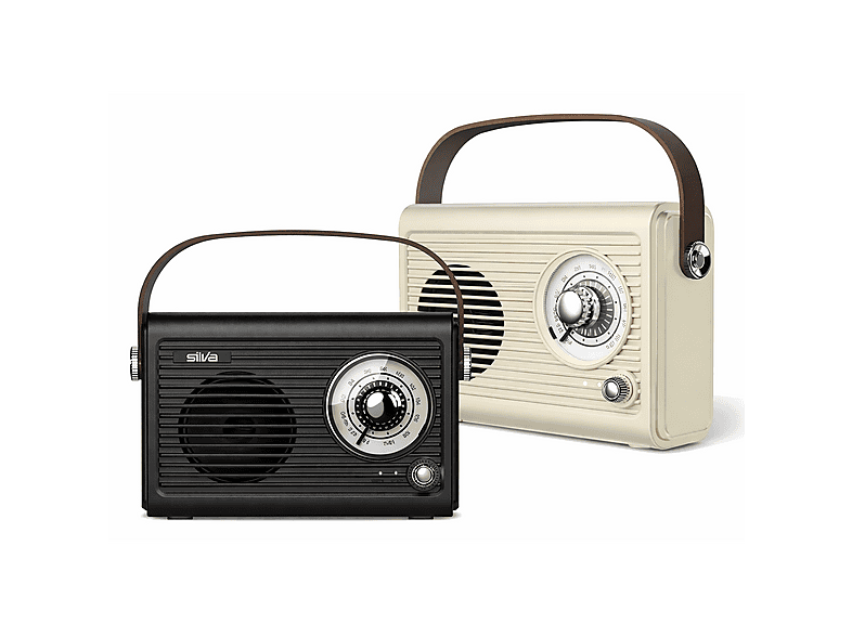Silva-Schneider Mono 1966 BT Retro-Radio mit Bluetooth, Beige — Foto 5 von 5