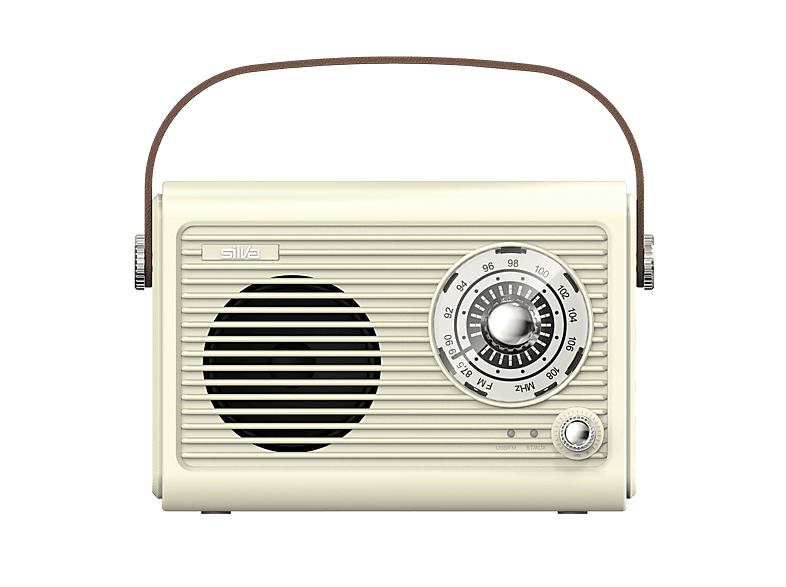 Silva-Schneider Mono 1966 BT Retro-Radio mit Bluetooth, Beige