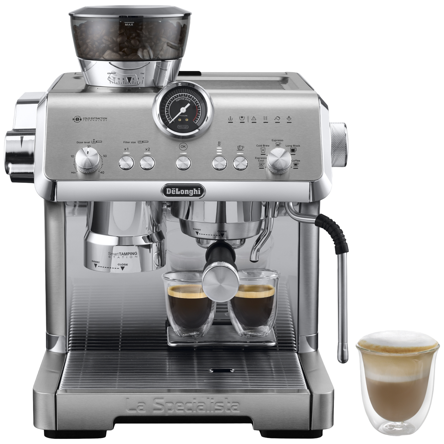 DE LONGHI La Specialista Opera EC9555.M - Pistonmachine - Metaal