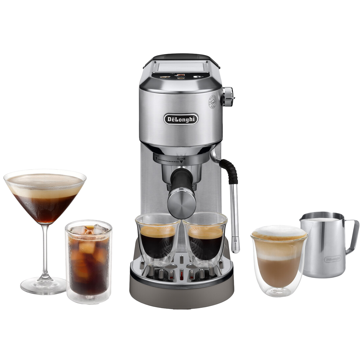 DE LONGHI Dedica DUO EC890.M - Pistonmachine - Metaal