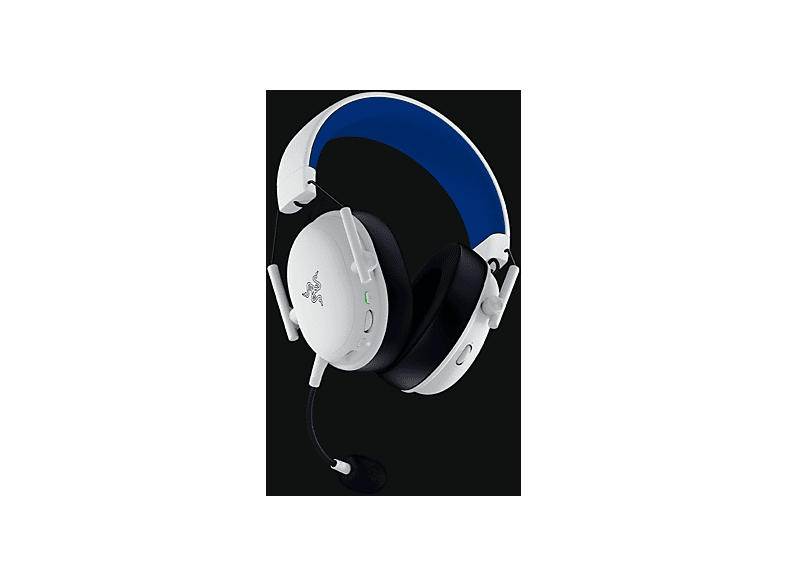 Auriculares gaming - Razer BlackShark V3 X HyperSpeed, 70 h de autonomía con conexion 2.4GHz en PC, Para PlayStation, Blanco y azul – imagen 2