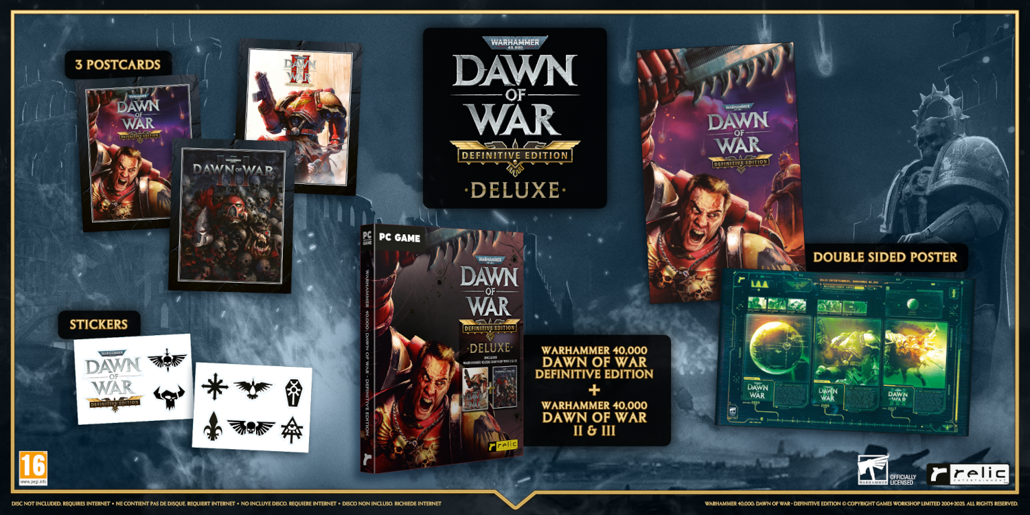 A Warhammer 40.000: Dawn of War - Definitive Edition Deluxe termék áttekintése.