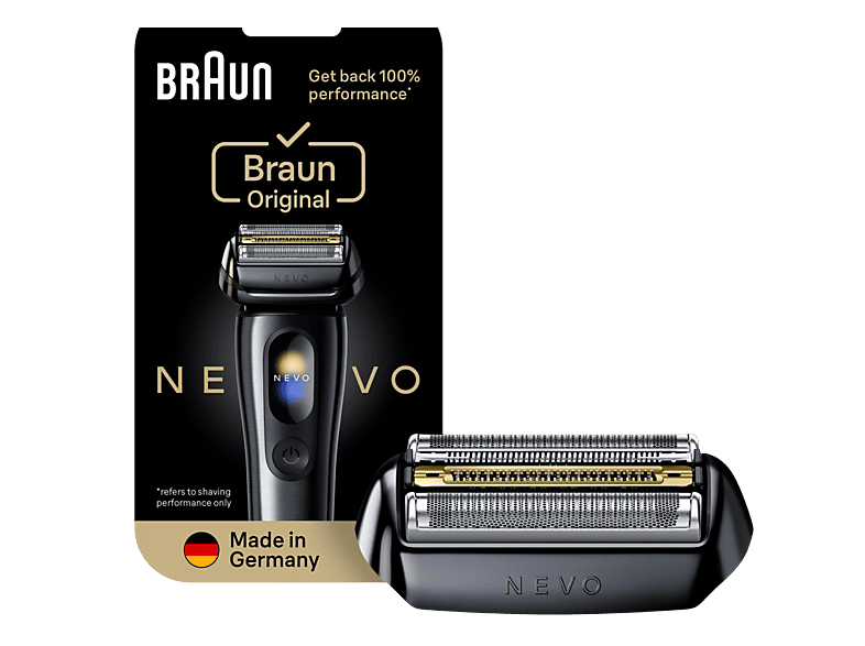 Braun Scherkopf Nevo Graphite; Ersatzscherkopf