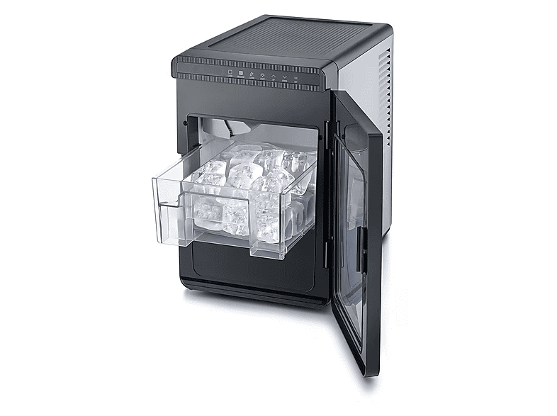 Caso 3406 Ice Cube Pro Eiswürfelbereiter mit Glastür (250 Watt, 2 l, Schwarz) — Foto 3 von 4