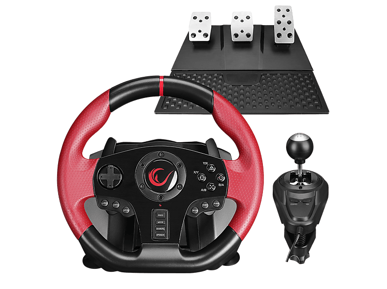 RAMPAGE Speed W20 PC 3 Pedallı El Vitesli Gaming Oyuncu Direksiyonu Siyah