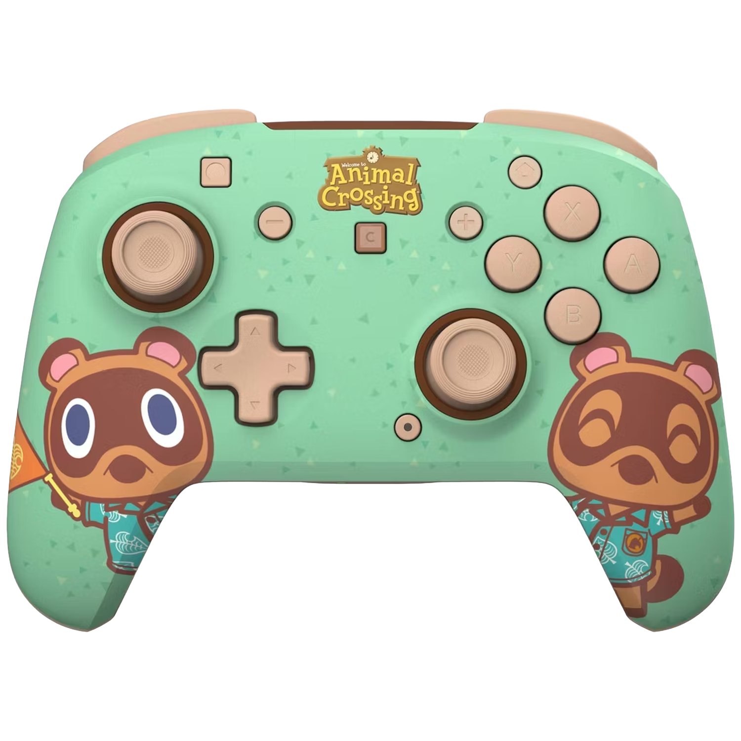Turtle Beach Rematch Wireless Animal Crossing: Timmy & Tommy Controller Nintendo Switch 2 Groen/beige