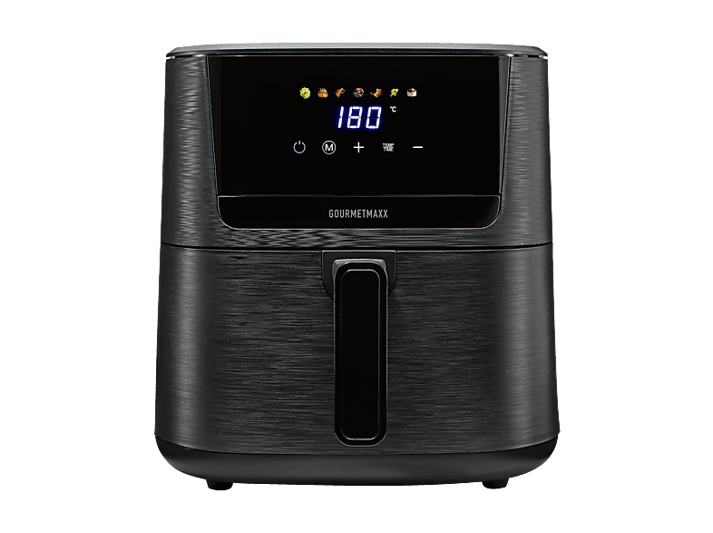 Gourmetmaxx 30436 Heißluftfritteuse 6,5 l, 1600 Watt, Schwarz — Foto 2 von 5
