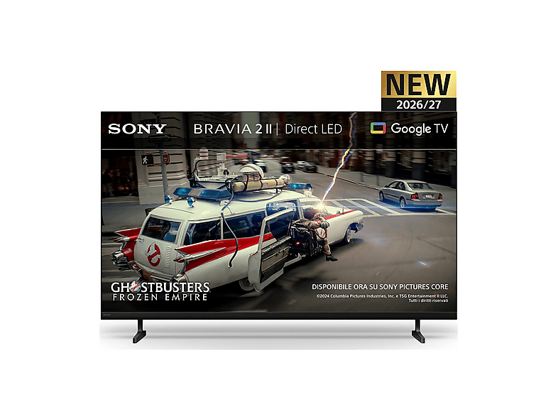 SONY 50 BRAVIA 2 II TV LED, SMART TV, '', Processore 4K X1, Nero, Classe E