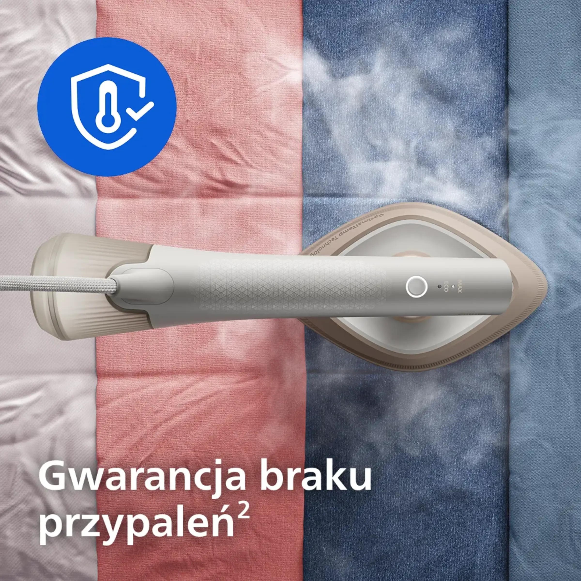 Żelazko i parownica w jednym PHILIPS OneTurn GC213/10 Jedwabista biel