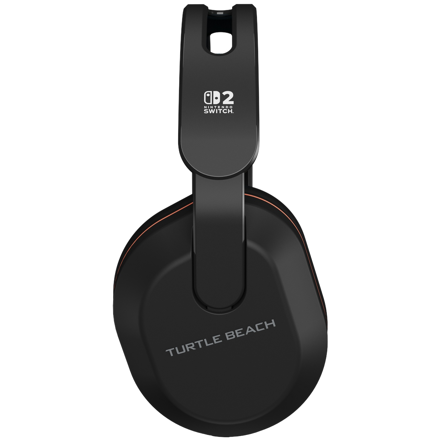 Casque de jeu noir avec logo Nintendo Switch 2 et marque Turtle Beach.