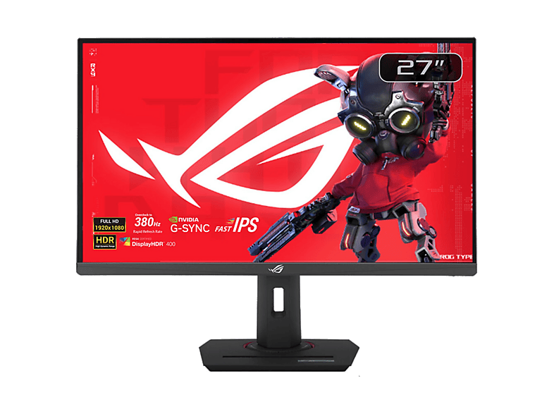 Monitor gaming - ASUS ROG Strix XG279CNS, 27 " Full-HD, 380 Hz, 1 ms, IPS, Altura ajustable, Negro