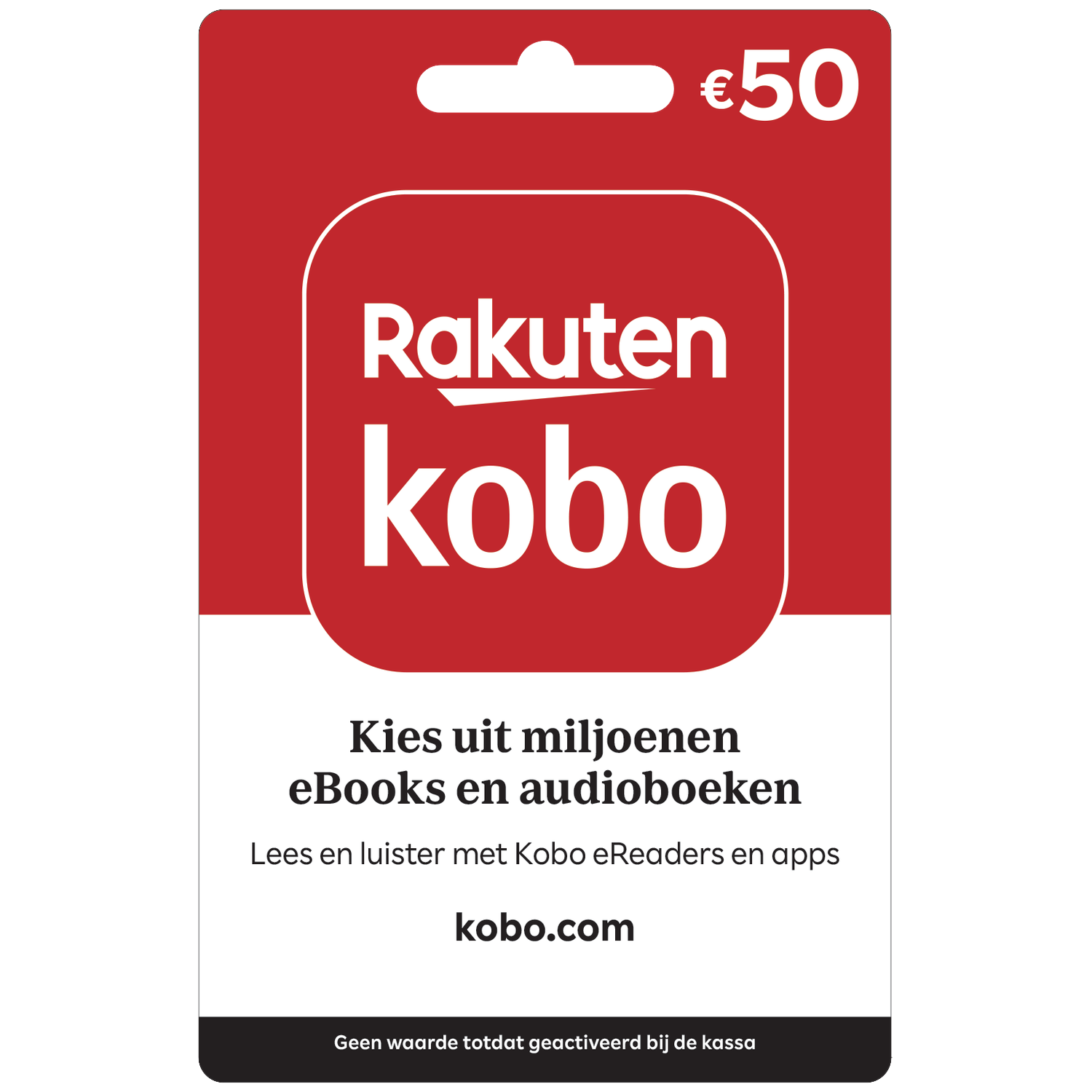 Kobo Digital Code 50 Euro Nl