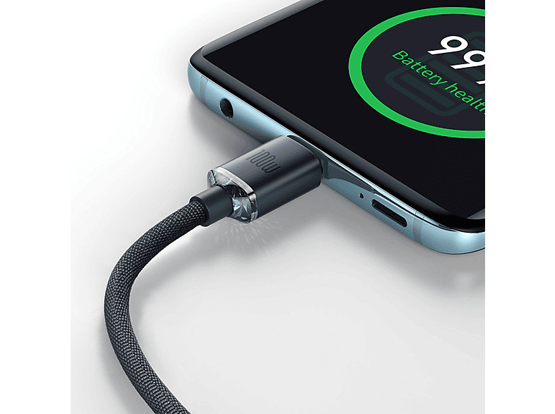 Baseus Cable Usb-c Crystal Shine Series 100w 1.2 M – imagen 2