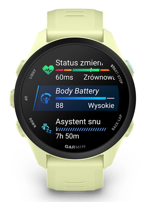 Smartwatch GARMIN Forerunner 70 Cytrynowy 010-04307-02