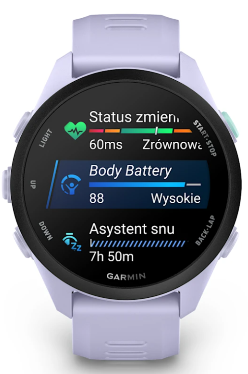 Smartwatch GARMIN Forerunner 70 Lawendowy 010-04307-03