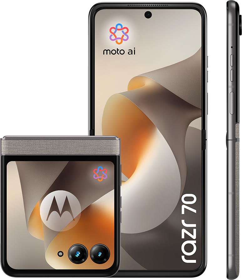 MOTOROLA Razr 70 8/256 GB Szürke Kártyafüggetlen Okostelefon
