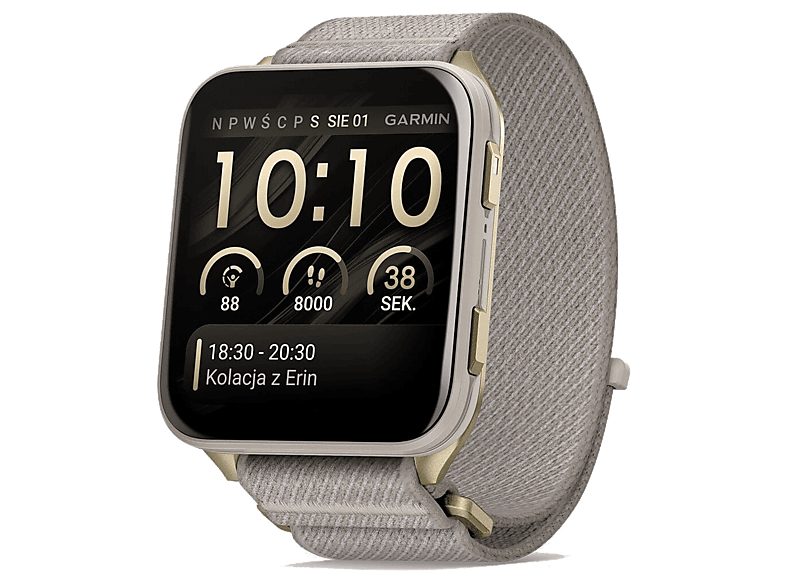 Smartwatch GARMIN Venu X1 Złoto-szary 010-02980-09