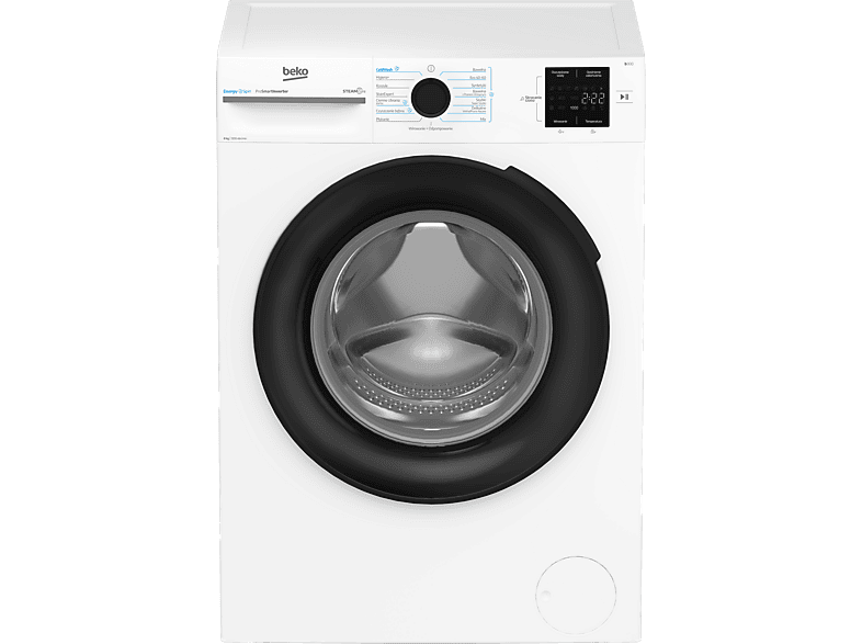 Pralka BEKO b300 BM3WFSU38215WPB 8kg 1200obr EnergySpin SteamCure StainExpert Higiena+ Inverter