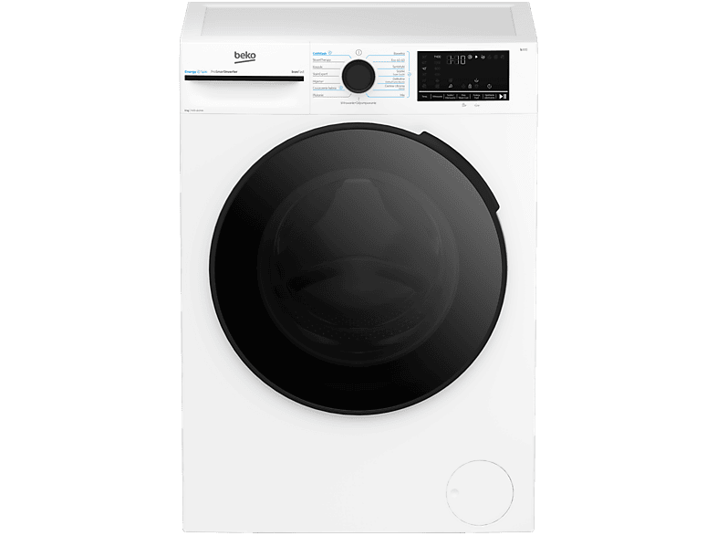 Pralka BEKO b300 BM3WFUS48415WDC Slim 8kg 1400obr EnergySpin SteamCure Funkcja Pupil Inwerter