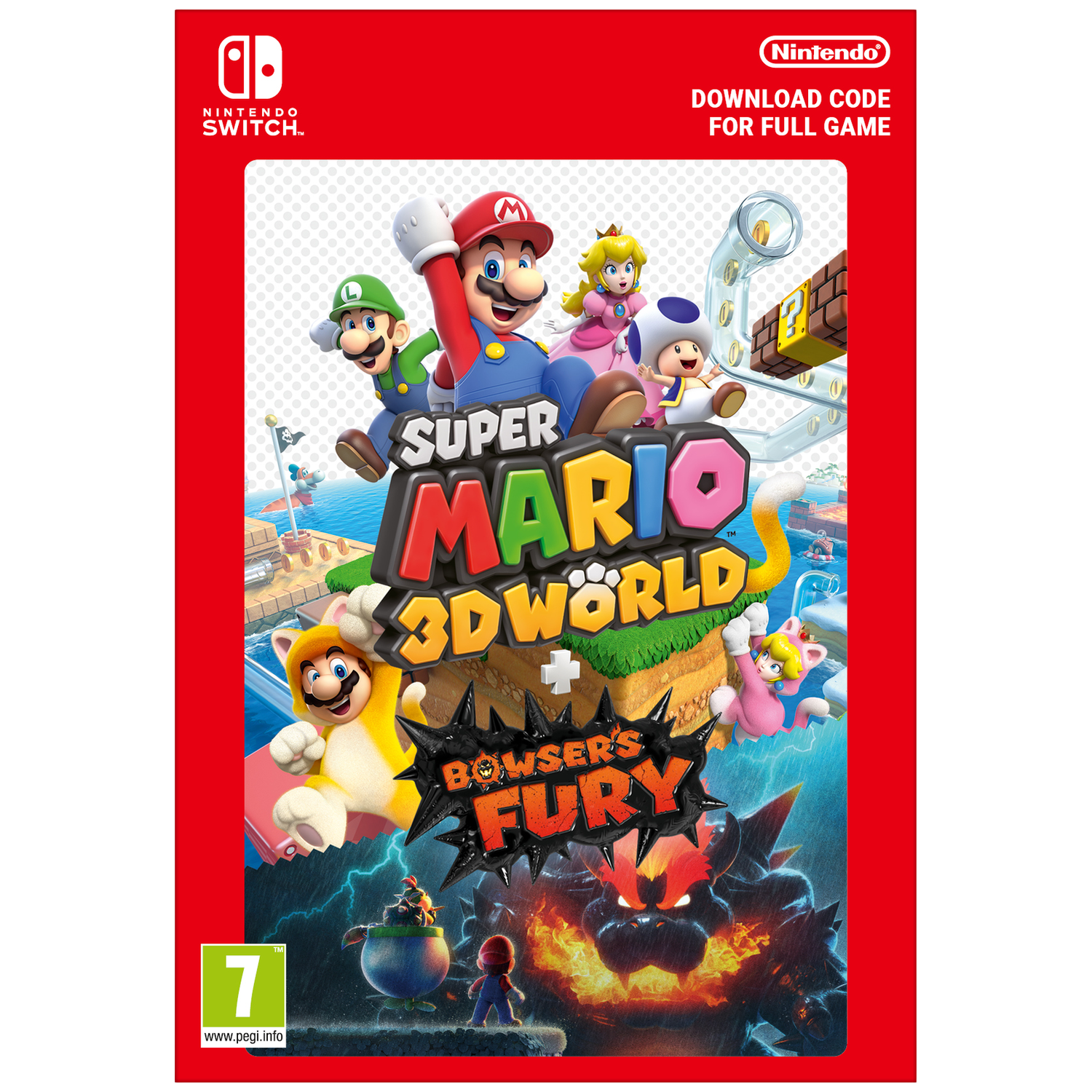 Nintendo Super Mario 3d World + Bowser's Fury - Switch (download Code)