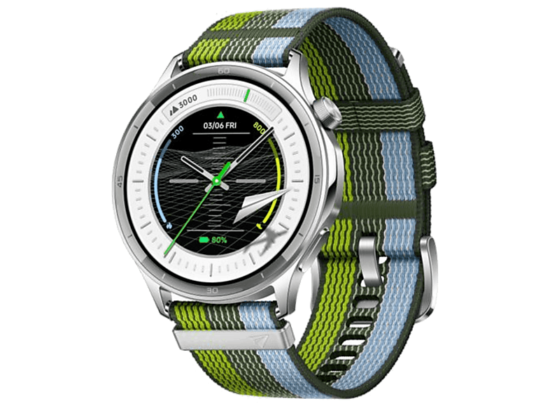 Smartwatch - OPPO Watch S, 45 mm, Pantalla LTPO AMOLED 1.46", Hasta 10 días de Autonomía, Diseño Ultrafino 8.9mm, Silver Gleam
