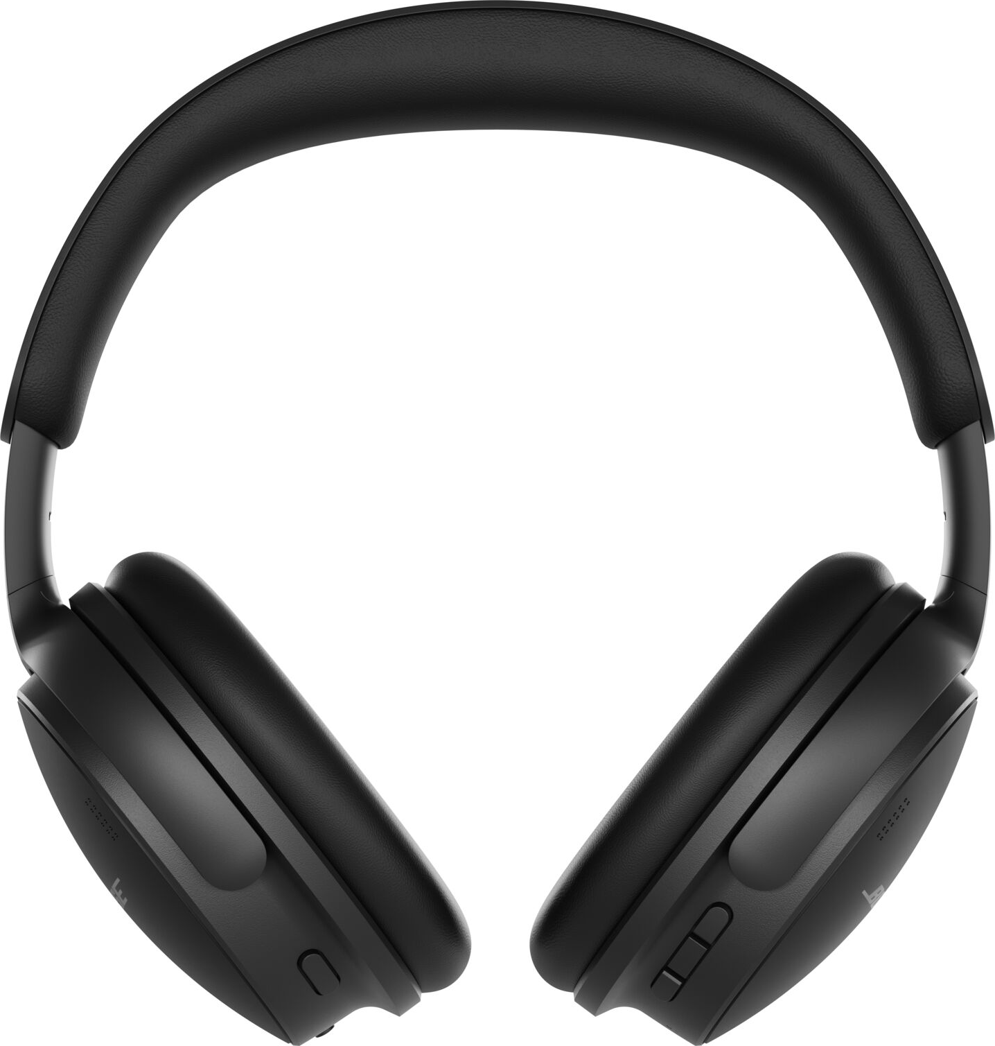 Schwarze Over-Ear-Kopfhörer mit gepolstertem Kopfbügel und Ohrmuscheln.