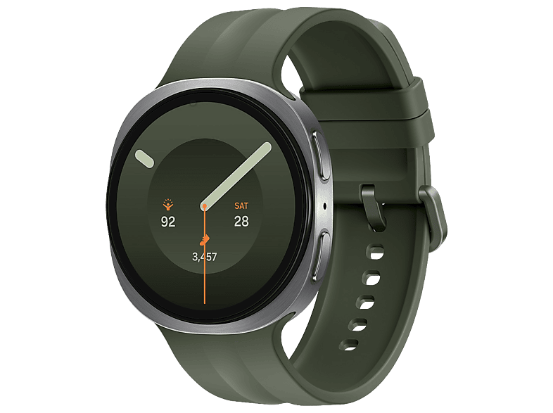 Smartwatch - Samsung Galaxy Watch9 BT 44 mm, 1.5", Qualcomm SW6100​, 32 GB, 2 GB RAM, 445 mAH, Wear OS, Plata