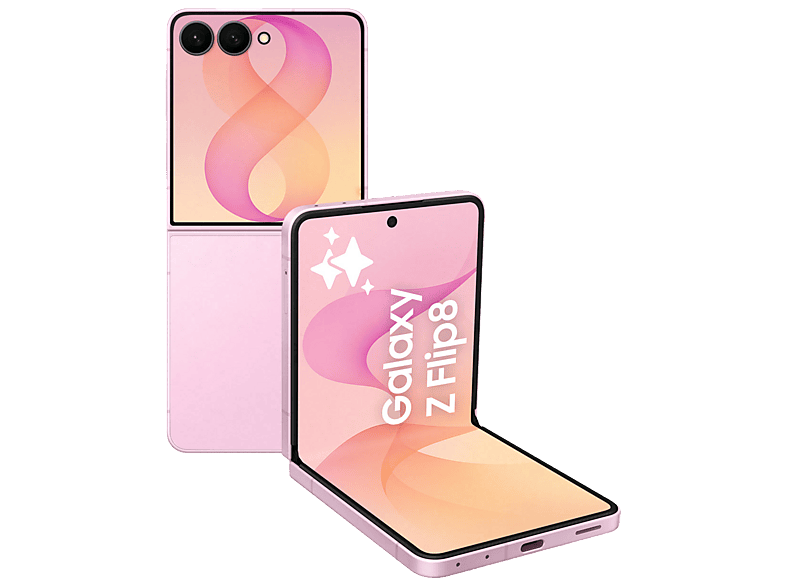 Móvil - Samsung Galaxy Z Flip8, Rosa, 256 GB, 12 GB RAM, 6.9" Dynamic AMOLED 2X , Exynos 2600, 4300 mAh, Android 17