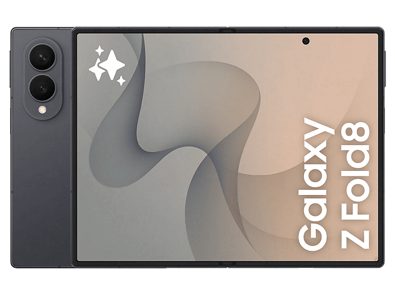 Móvil - Samsung Galaxy Z Fold8, Grafito, 512 GB, 12 GB RAM, 7.6" Dynamic AMOLED 2X, Qualcomm Snapdragon 8 Elite Gen 5, 4800 mAh, Android 17