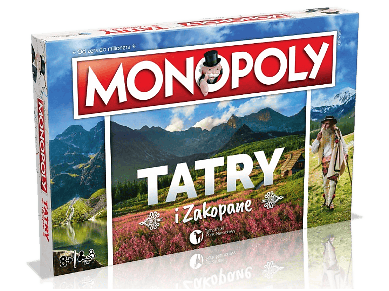 Gra planszowa WINNING MOVES Monopoly Tatry i Zakopane Wielokolorowy