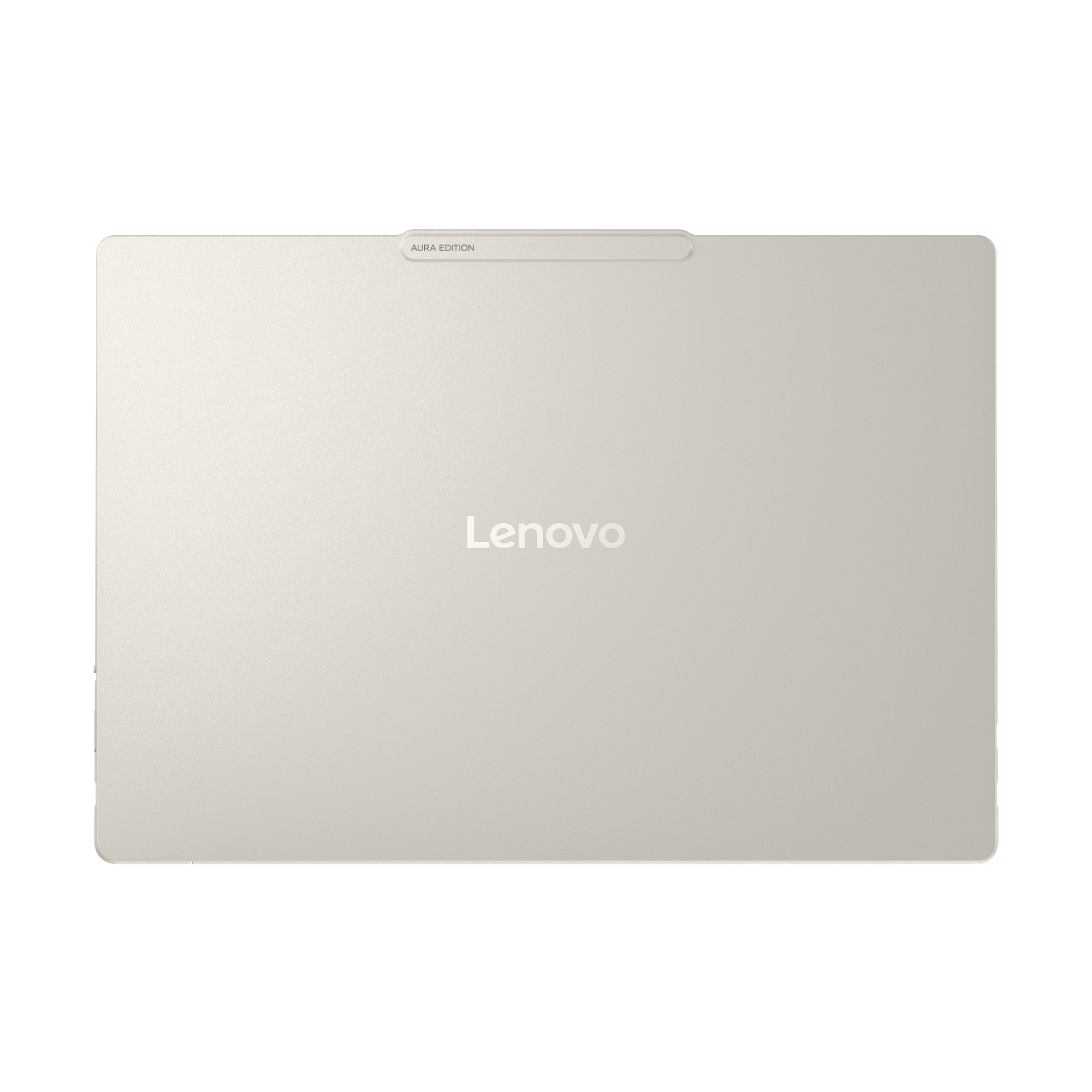 Ein hellbeiges Lenovo Tablet mit 