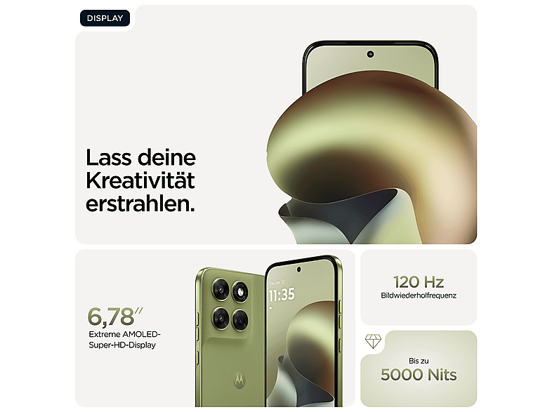 Motorola Moto g67, 128 GB, PANTone Nile, Dual SIM — Foto 5 von 5