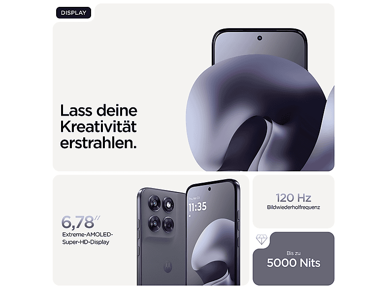 Motorola Moto g67, 128 GB, PANTone Arctic Seal, Dual SIM — Foto 5 von 5
