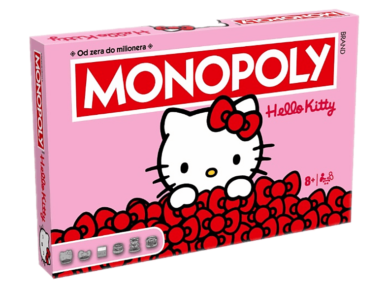Gra planszowa WINNING MOVES Monopoly Hello Kitty Wielokolorowy