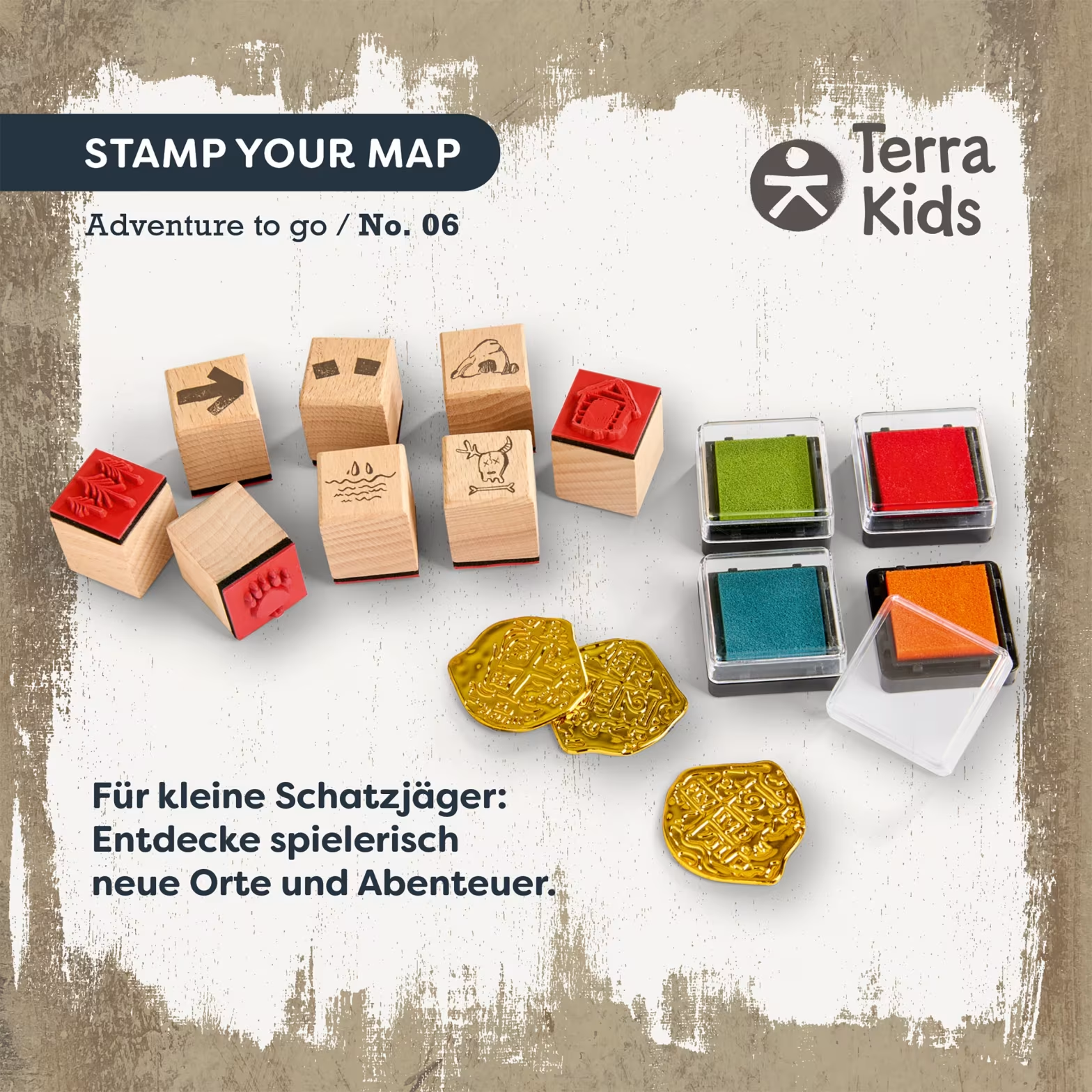 HABA Terra Kids, Pecsételd meg a térképed! (2013843001)