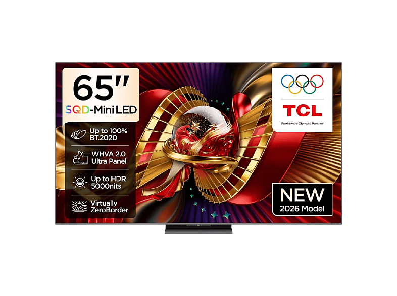 TCL 65C8L 65 inç 165 Ekran Uydu Alıcılı Smart 4K UHD SQD-Mini LED