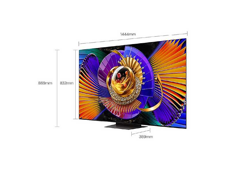 ✨美品✨テレビ TCL 65C7L 65 inç 165 Ekran Uydu Alıcılı Smart 4K SQD-MiniLED