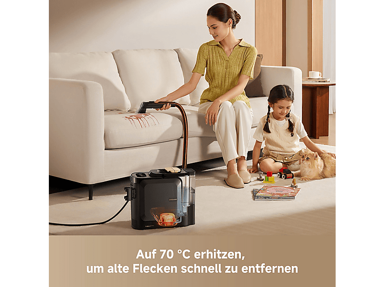 Dreame N20 steam Dampfreiniger, 600 Watt, 100 °C Dampftechnologie — Foto 3 von 5