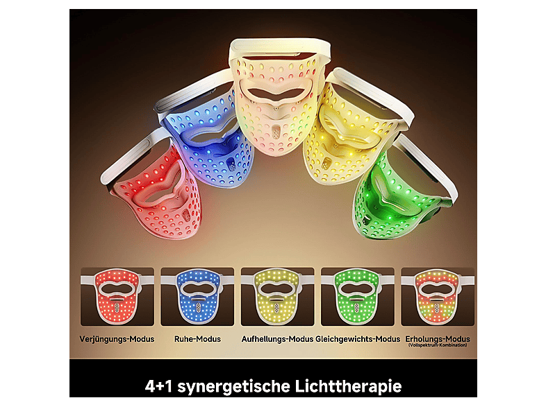 Dreame CHRONA Gesichtsmaske, 4+1 Photonentherapie und 280 Präzisions-LEDs , Weiß — Foto 2 von 5
